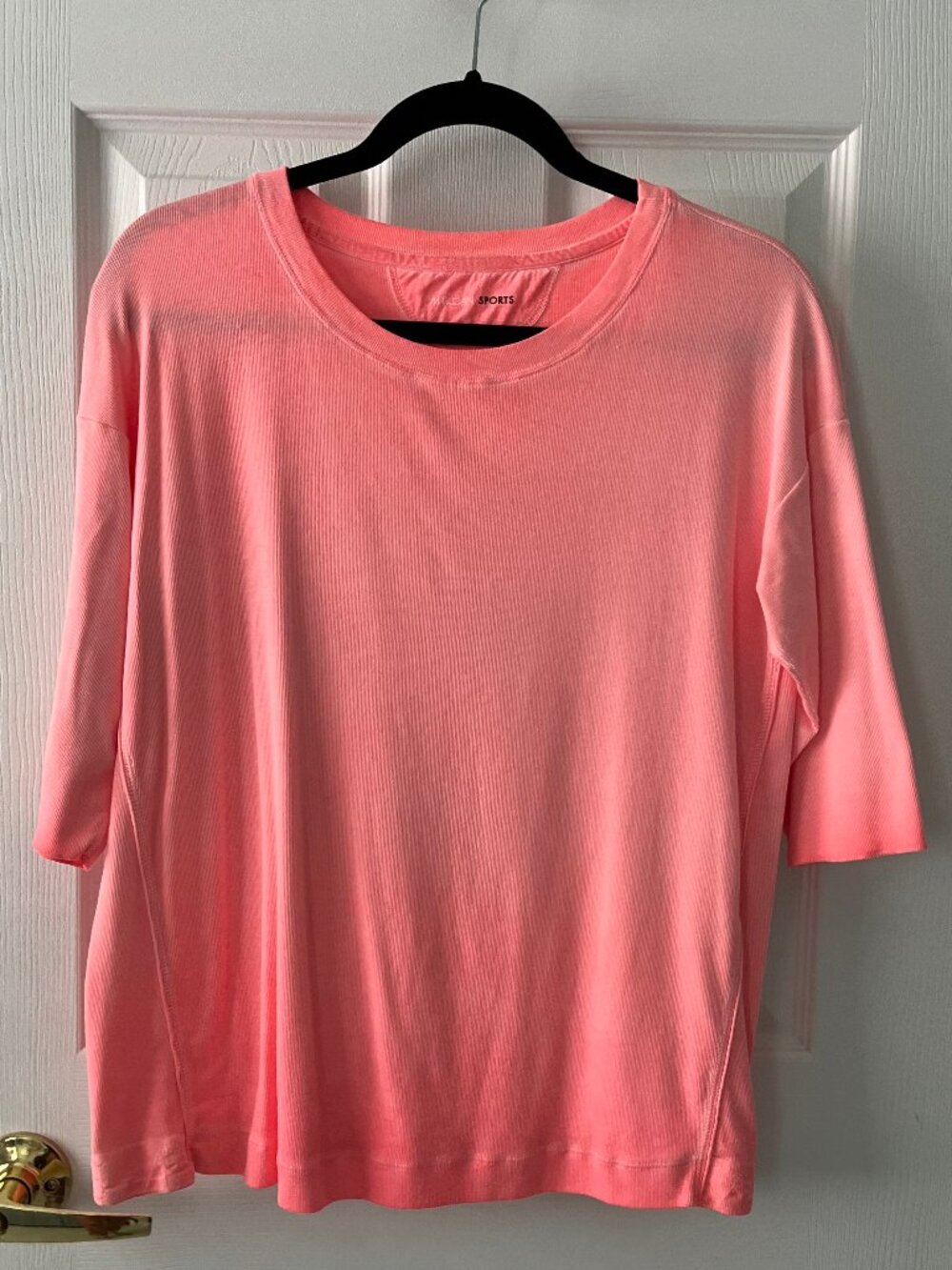Marc Cain Sport Collection T-shirt in Neon Coral - Authentic